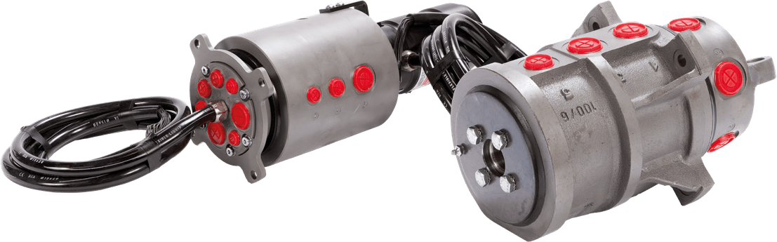 Hydraulic rotary manifold